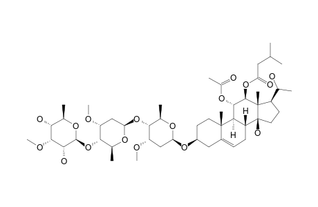 DREBYSSOGENIN-G-3-O-6-DEOXY-3-O-METHYL-BETA-D-ALLOPYRANOSYL-(1->4)-BETA-D-CYMAROPYRANOSYL-(1->4)-BETA-D-CYMAROPYRANOSIDE