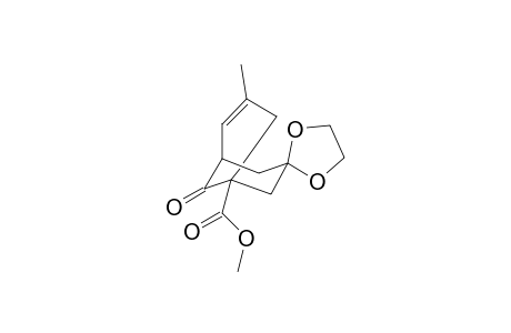 3-Ethylenedioxy-3-methyl-9-oxobicyclo[3.3.1]non-3-en-1-carboxylic acid methyl ester