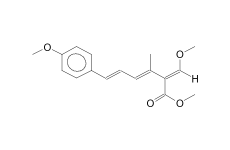 1-METHOXY-2-METHOXYCARBONYL-3-METHYL-6-(4'-METHOXYPHENYL)HEXA-(1E,3E,5E)-TRIENE