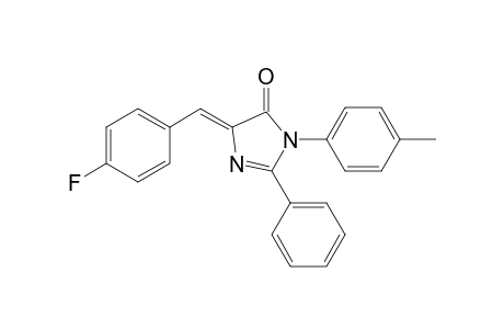 Imidazol-5(4H)-one, 4-(4-fluorobenzylidene)-1-(4-methylphenyl)-2-phenyl-