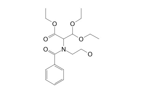 ETHYL-(R/S)-2-[BENZOYL-(2-HYDROXYETHYL)-AMINO]-3,3-DIETHOXYPROPIONATE