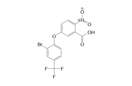 Benzoic acid, 5-[2-bromo-4-(trifluoromethyl)phenoxy]-2-nitro-