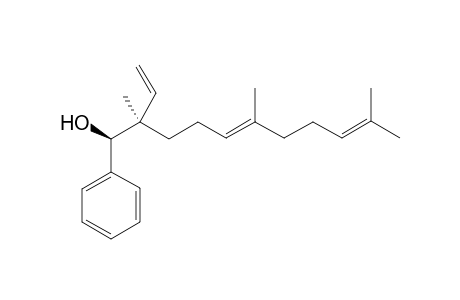 (1R*,2R*)-2-Ethenyl-1-phenyl-2,6,10-trimethyl-5(E),9-undecadien-1-ol