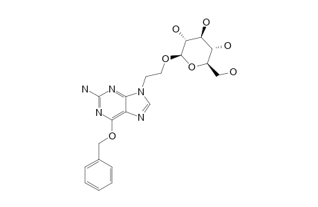 2-[O(6)-BENZYLGUAN-9-YL]-ETHYL-BETA-D-GLUCOPYRANOSIDE
