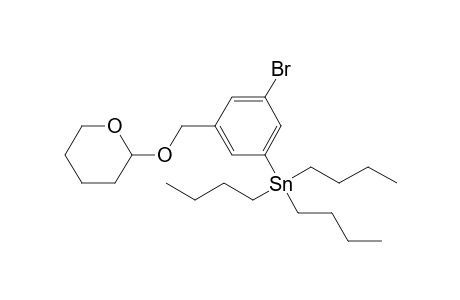 2-(3-Bromo-5-tributylstannylbenzyloxy)tetrahydropyran