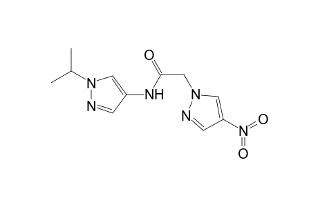 1H-Pyrazole-1-acetamide, N-[1-(1-methylethyl)-1H-pyrazol-4-yl]-4-nitro-