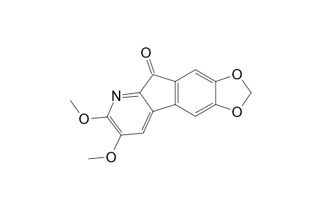 2,3-Dimethoxy-6,7-methylenedioxy-1-azafluorenone