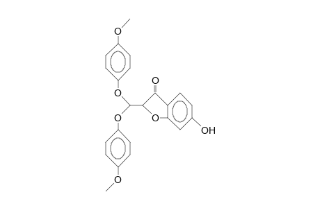 6-Hydroxy-2-bis(4-methoxy-phenoxy)methyl-coumaran-3-one