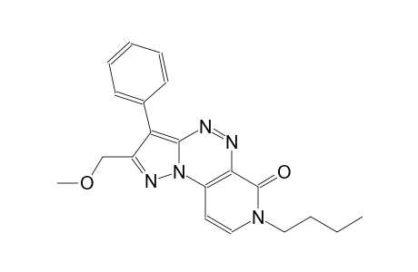 pyrazolo[5,1-c]pyrido[4,3-e][1,2,4]triazin-6(7H)-one, 7-butyl-2-(methoxymethyl)-3-phenyl-