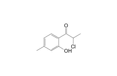 2-chloranyl-1-(4-methyl-2-oxidanyl-phenyl)propan-1-one