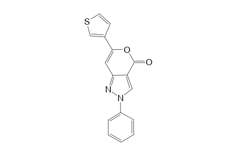 2-Phenyl-6-(3-thienyl)pyrano[4,3-c]pyrazol-4(1H)-one