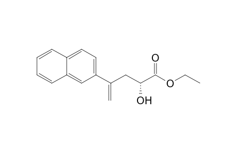 (R)-Ethyl 2-hydroxy-4(.beta.)-naphthylpent-4-enoate