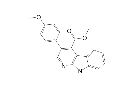 4-(METHOXYCARBONYL)-3-(4-METHOXYPHENYL)-PYRIDO-[2,3-B]-INDOL;4-(METHOXYCARBONYL)-3-(4-METHOXYPHENYL)-ALPHA-CARBOLINE
