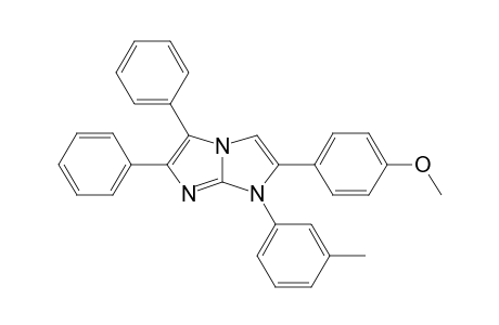 1H-Imidazo[1,2-a]imidazole, 2-(4-methoxyphenyl)-1-(3-methylphenyl)-5,6-diphenyl-