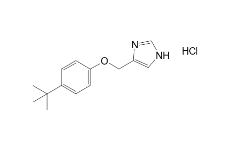 4-[(p-tert-butylphenoxy)methyl]imidazole, monohydrochloride