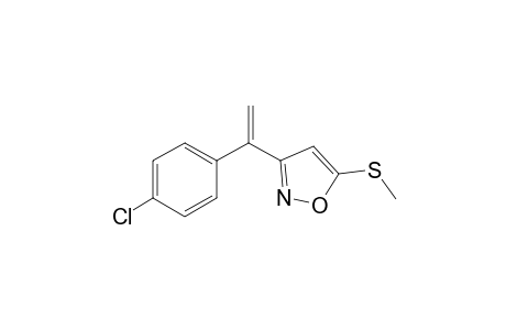 5-Methylthio-3-[2-(p-chlorophenyl)ethenyl]isoxazole