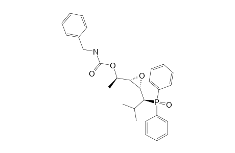 (2S,3R,4R,5R)-2-[(N-BENZYLCARBAMOYL)-OXY]-5-DIPHENYLPHOSPHINOYL-3,4-EPOXY-6-METHYLHEPTANE