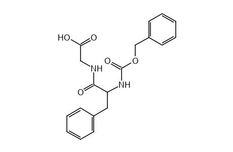 N-(N-CARBOXY-3-PHENYL-DL-ALANYL)GLYCINE, N-BENZYL ESTER