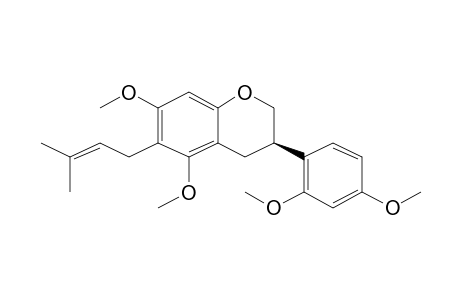 Glyasperin C, trimethyl ether