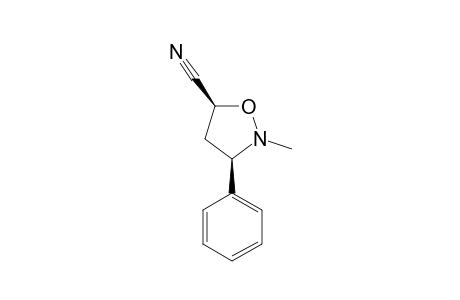 CIS-2-METHYL-3-PHENYLISOXAZOLIDINE-5-CARBONITRILE