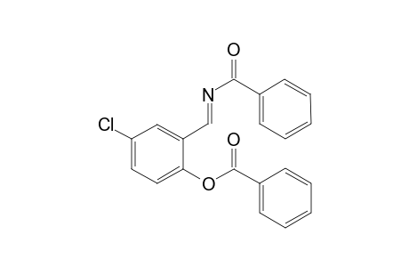 (E)-2-((Benzoylimino)methyl)-4-chlorophenyl benzoate