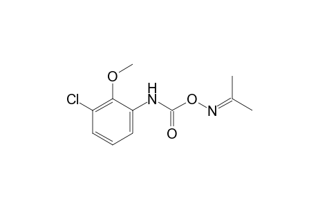 acetone, O-[(3-chloro-2-methoxyphenyl)carbamoyl]oxime