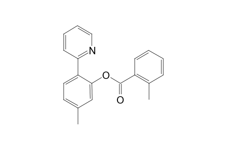 5-Methyl-2-( pyridin-2-yl)phenyl 2-methylbenzoate