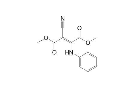 Dimethyl 2-cyano-3-(phenylamino)but-2-ene-1,4-dioate