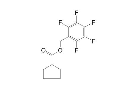 Cyclopentanecarboxylic acid, pentafluorobenzyl ester