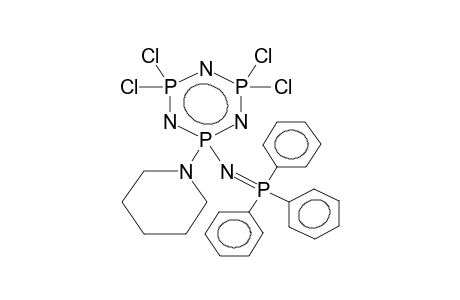 2-PIPERIDINO-2-TRIPHENYLPHOSPHIMINOTETRACHLOROPHOSPHAZENE