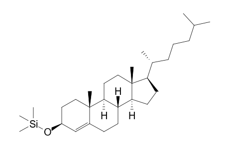 Cholest-4-en-3-ol, (3.beta.)-, TMS derivative