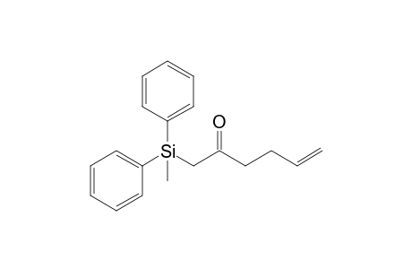1-(Diphenylmethylsilyl)-5-hexenone