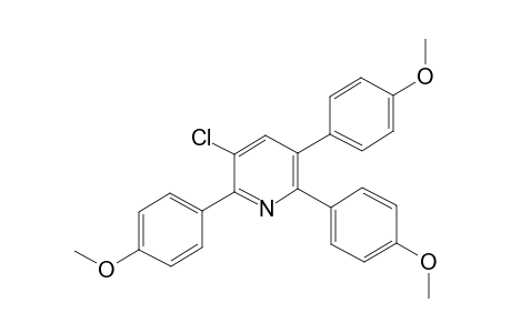 3-Chloro-2,5,6-tris(4-methoxyphenyl)pyridine
