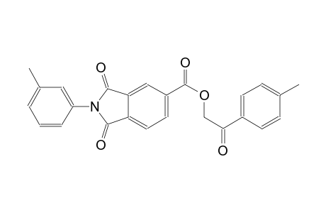 1H-isoindole-5-carboxylic acid, 2,3-dihydro-2-(3-methylphenyl)-1,3-dioxo-, 2-(4-methylphenyl)-2-oxoethyl ester