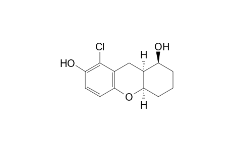 (1S,4aR,9aS)-8-Chloro-2,3,4,4a,9,9a-hexahydro-1H-xanthene-1,7-diol