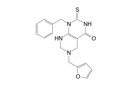 1-Benzyl-6-(furan-2-ylmethyl)-2-sulfanylidene-1H,2H,3H,4H,5H,6H,7H,8H-[1,3]diazino[4,5-d]pyrimidin-4-one
