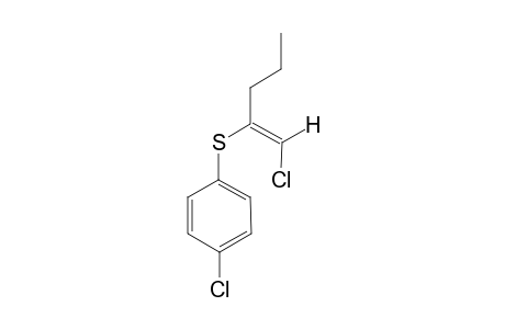 (Z)-2-(4-CHLOROBENZENESULFENYL)-1-CHLORO-1-PENTENE
