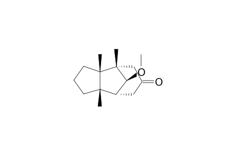 (1RS,2RS,6RS,7SR.11RS)-11-Methoxy-1,2,6-trimethyltricyclo[5.3.1.0(2,6).]undecan-9-one