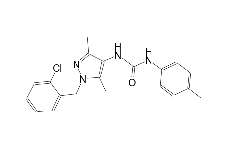 N-[1-(2-chlorobenzyl)-3,5-dimethyl-1H-pyrazol-4-yl]-N'-(4-methylphenyl)urea