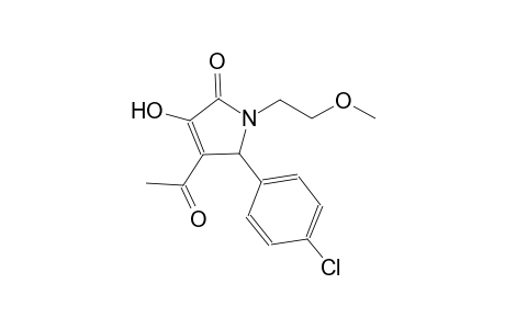 4-acetyl-5-(4-chlorophenyl)-3-hydroxy-1-(2-methoxyethyl)-1,5-dihydro-2H-pyrrol-2-one