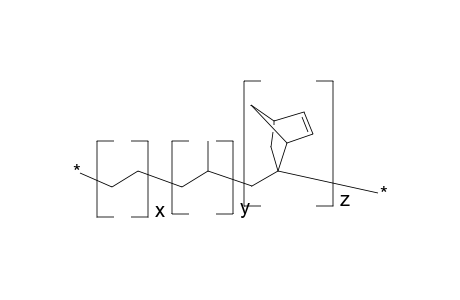 Poly(ethylene-co-propylene-co-5-methylene-2-norbornene)
