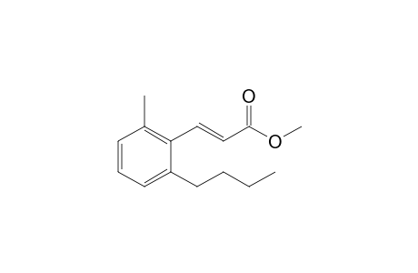 (E)-3-(2-butyl-6-methyl-phenyl)acrylic acid methyl ester