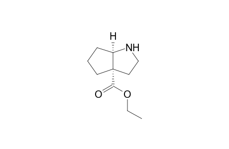 (3aS,6a.alpha.)-Ethyl 2,3,3a,6a-tetrahydro-3a-cyclopenta[b]pyrrole-3a-carboxylate