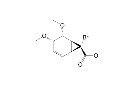 (1-alpha,4-alpha,5-alpha,6-alpha,7-alpha)-7-BROMO-4,5-DIMETHOXY-BICYCLO-[4.1.0]-HEPT-2-ENE-7-CARBOXYLIC-ACID