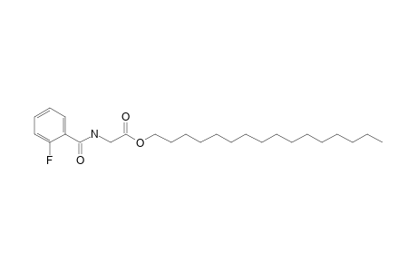 Glycine, N-(2-fluorobenzoyl)-, hexadecyl ester