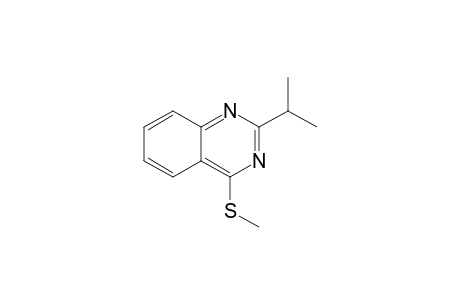 2-(1-Methylethyl)-4-(methylthio)quinazoline