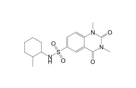 1,3-dimethyl-N-(2-methylcyclohexyl)-2,4-dioxo-1,2,3,4-tetrahydro-6-quinazolinesulfonamide