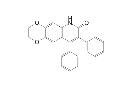 [1,4]dioxino[2,3-g]quinolin-7(6H)-one, 2,3-dihydro-8,9-diphenyl-