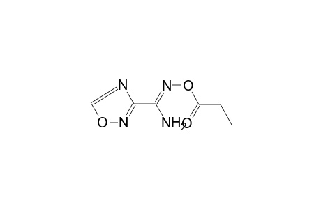 1,2,4-Oxadiazole-3-carboximidamide, N'-(1-propionyloxy)-