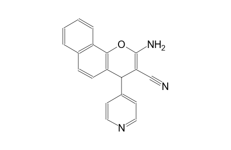 4H-naphtho[1,2-b]pyran-3-carbonitrile, 2-amino-4-(4-pyridinyl)-